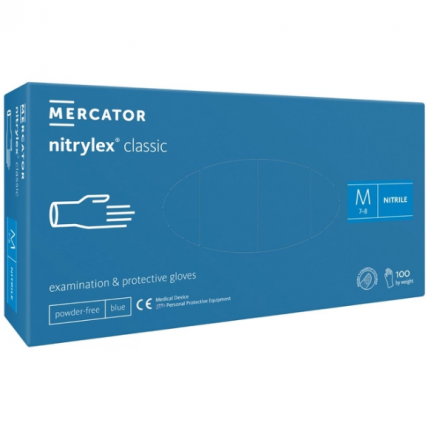 Vienkartinės nitrilinės pirštinės, Nitrylex Classic M, 100vnt 1