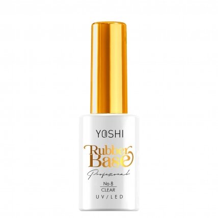 YOSHI Skaidri Kaučiukinė Bazė No8. 10 ml